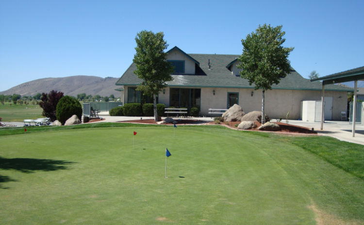 practice area next to clubhouse